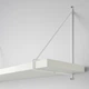 Настінна полиця IKEA BERGSHULT / PERSHULT 120х20 см біла (392.907.01) - зображення 5