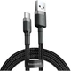 Кабель Baseus cafule Cable USB For Type-C 2A 3m Gray+Black - изображение 1