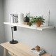 Настінна полиця IKEA BERGSHULT / PERSHULT 120х30 см біла (792.907.75) - изображение 2