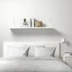Настінна полиця IKEA BERGSHULT / PERSHULT 120х30 см біла (792.907.75) - изображение 3