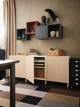 Настінна полиця IKEA EKET 35x25x35 см темно-сіра (392.858.27) - зображення 4