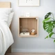 Настінна полиця IKEA EKET 35x25x35 см білений дуб (993.363.53) - зображення 3