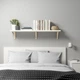 Настінна полиця IKEA BERGSHULT / SANDSHULT 120х30 см біла (593.260.25) - зображення 3