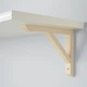Настінна полиця IKEA BERGSHULT / SANDSHULT 120х30 см біла (593.260.25) - зображення 4