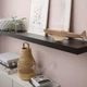 Настінна полиця IKEA LACK 190х26 см чорно-коричнева (401.037.51) - зображення 3