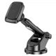 Тримач для мобільного HOCO CA116 Blue Shark center console magnetic car holder Black Metal Gray - изображение 1