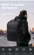 Городской рюкзак Bange BG-1921 Multi-function backpack потр USB ноутбук 15.6" сумка для мужчин и женщин Черный - изображение 12