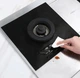 Набор защитных накладок на газовую плиту 4 шт Protection Pad многоразовая термостойкая накладка для плиты, черный (87054016) - изображение 5