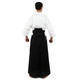 Одяг для Kendo, Iaido Aikido тренерувальний костюм Кендо, топи кендоги шани Хакама SP- (бавовна, PL, р-р 5 (185-190см), білий-чорний) (CO-8873_5_(зростання_185-190)) - изображение 3