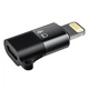 Адаптер OTG с USB Type C к Lightning c поддержкой быстрой зарядки PD и передачи данных для iPhone, iPad Air/Pro, черный (87054801) - изображение 1