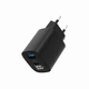 Сетевое ЗУ Gembird TA-UC-PDQC30LCD-BK-01, 1 USB-A (QC3.0 18W) + 1 Type-C (PD20W), LCD, черный - изображение 5