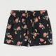 Подростковые шорты на резинке для девочки H&M S2806-797311 158-164 см Черные (hm03130290011) - изображение 1