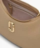 Сумка Marc Jacobs The Curve Leather Shoulder Bag коричневая - изображение 5