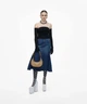 Сумка Marc Jacobs The Curve Leather Shoulder Bag коричневая - изображение 7