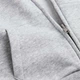Детская теплая толстовка с капюшоном для девочки H&M S507-739092 110-116 см Светло-серая меланж (hm04618350516) - изображение 2