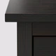 Тумба для взуття на 2 відділення IKEA HEMNES 89х30х127 см чорно-коричнева (402.169.08) - зображення 8