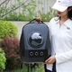 Рюкзак-перенесення для котів та собак 49x31x35 CosmoPet CP-62 Black - зображення 3