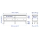 Тумба під телевізор IKEA IDANAS 162x40x63 см (904.878.60) - изображение 6