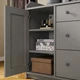 Книжкова шафа IKEA HAUGA 210x46x199 см сіра (893.886.39) - зображення 5