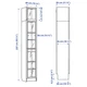 Книжкова шафа з дверцятами IKEA BILLY / OXBERG 40x30x237 см біла (292.874.45) - зображення 7