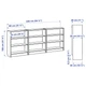 Книжкова шафа IKEA BILLY 240x28x106 см біла (090.178.26) - изображение 4
