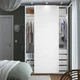 Шафа IKEA PAX/HASVIK 150х66х236 см (895.151.66) - зображення 2