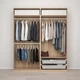 Шафа IKEA PAX/BERGSBO 200x66x236 см (995.033.04) - зображення 4