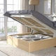 Ліжко з місцем для зберігання IKEA MALM 140х200 см шпон біленого дуба (004.126.85) - зображення 2