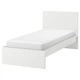 Ліжко IKEA MALM 90х200 см біле (002.494.87) - изображение 1