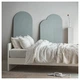 Ліжко IKEA ASKVOLL 140х200 см біле (390.197.01) - зображення 4