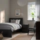 Ліжко IKEA MALM 90х200 см чорно-коричневе (802.494.93) - изображение 2