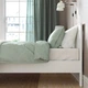 Ліжко IKEA SONGESAND 140х200 см біле (392.412.25) - зображення 4