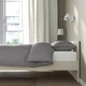 Ліжко IKEA GURSKEN 140x200 см Luroy світло-бежеве (194.086.69) - зображення 8