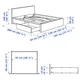 Ліжко з 2 ящиками IKEA MALM 120х200 см біле (690.682.24) - изображение 7