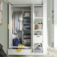 Ліжко-горище зі столом та 4 шухлядами IKEA SMASTAD 90x200 см біле/сіре (094.355.88) - зображення 5