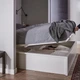 Ліжко з місцем для зберігання IKEA MALM 140х200 см біле (904.047.99) - изображение 4