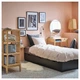 Ліжко з ящиками IKEA NORDLI 90х200 см антрацит (803.727.89) - зображення 2
