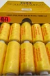 Нитки полиэстер №40/2 400ярд желтый (№1017) коробка 10кат. - изображение 1
