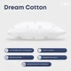 Подушка "DREAM COLLECTION" COTTON 70*70 см економ - зображення 4