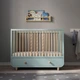 Дитяче ліжечко з ящиком IKEA MYLLRA 60х120 см світло-бірюзове (804.626.19) - изображение 9