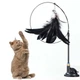 Игрушка дразнилка - удочка для котов на присоске "Game" Black - изображение 1