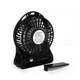 Портативний настільний акумуляторний USB міні вентилятор Mini Fan XSFS-01 Чорний - зображення 3