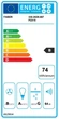 Faber Витяжка похила, 80см, 1169м3г, Tweet Ev8 Led Wh A80, білий - изображение 5