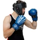 Перчатки боксерские Zelart Fight Gear 5315 размер 8 унций Blue-White - изображение 7