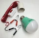 Світлодіодна LED лампа 12V 5W лампочка знімна з патроном E27 кемпінгова на дроті із затискачами (крокодилами) та вимикачем UKC - зображення 3
