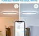WiZ Світильник потоловий розумний SuperSlim Ceiling, 16W, 1500lm, 29,2см, 2700-6500K, Wi-Fi, білий - зображення 6