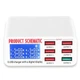 Мультизарядное устройство на 6 USB портов CS-896, док-станция с цифровым дисплеем - изображение 2