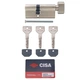 Циліндр CISA ASIX P8 105T (45*60T) нікель матовий 3 ключі - зображення 8