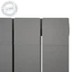 Радиатор алюминиевый NOVA FLORIDA GRAPHITE 3R (3 секций) LEDRO S/90 1800 мм - изображение 2