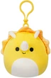 Мягкая игрушка на клипсе Squishmallows Трицератопс 9 см (SQCP00216) - изображение 1